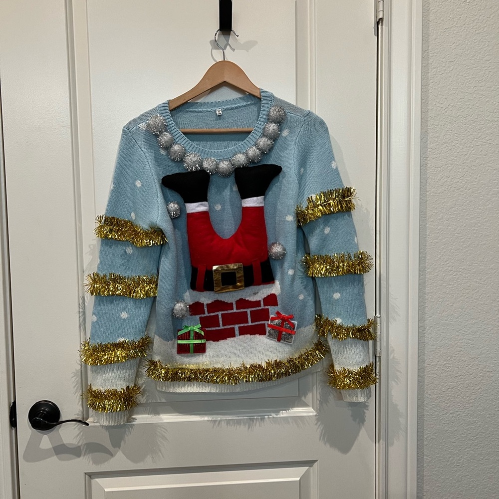 Festive Santa Chimney Sweater